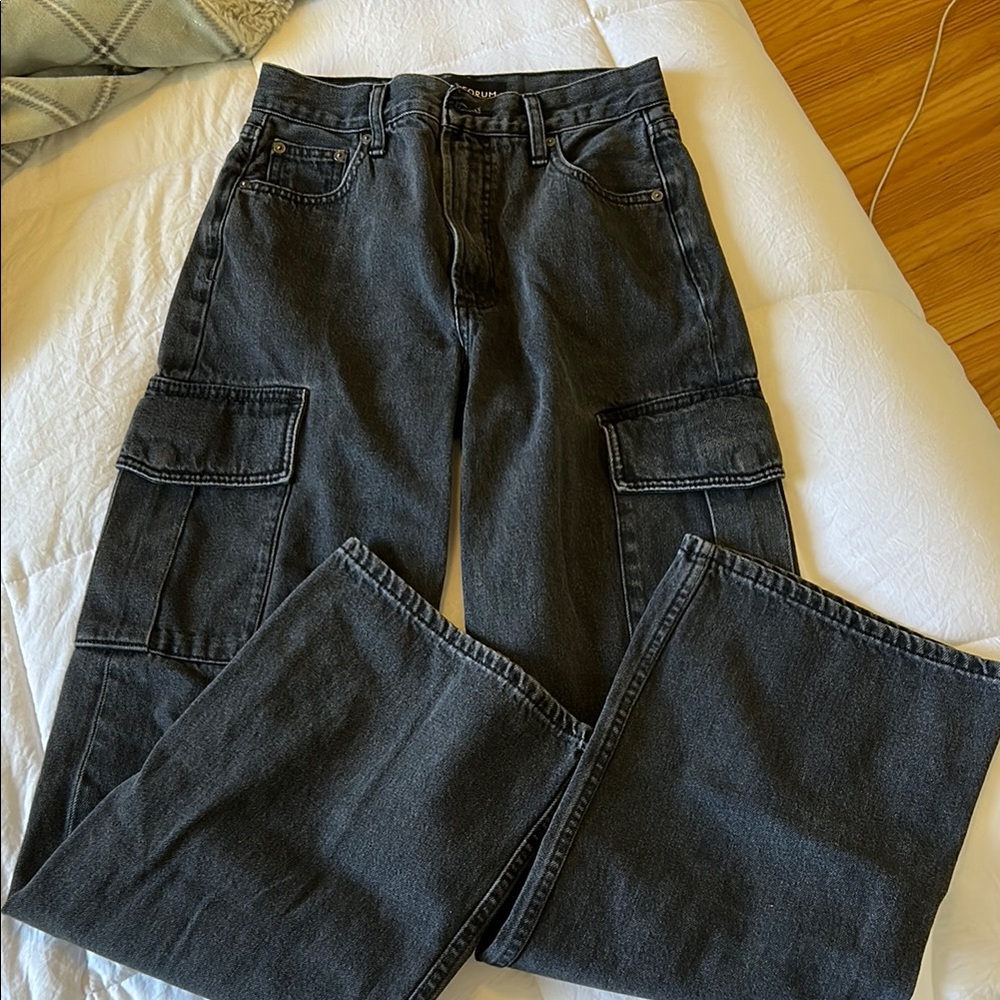 Aritzia denim forum cargo jeans